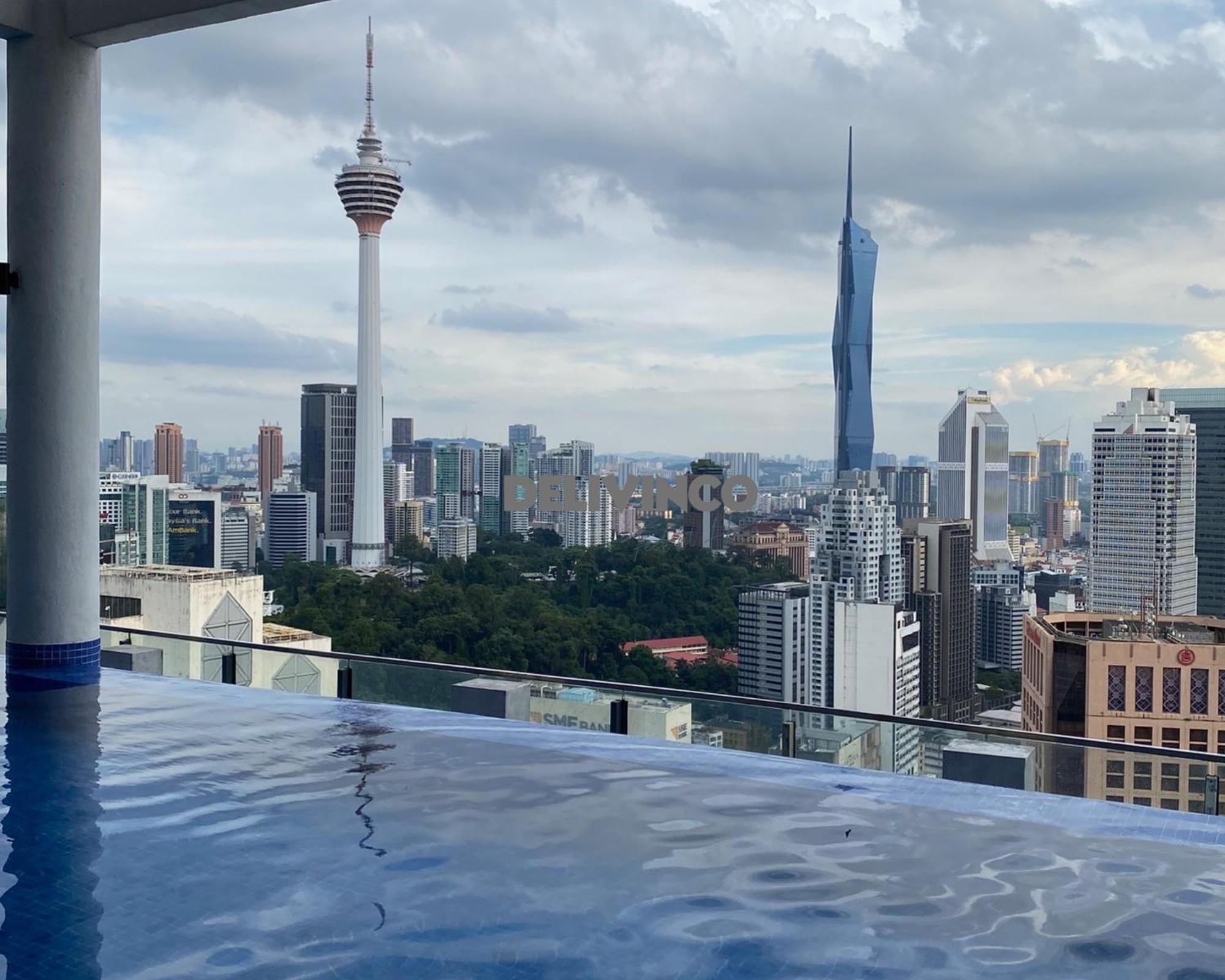 The Luxe - Balcony At 42 Floor - Klcc View - 3 Pax Pangsapuri Kuala Lumpur