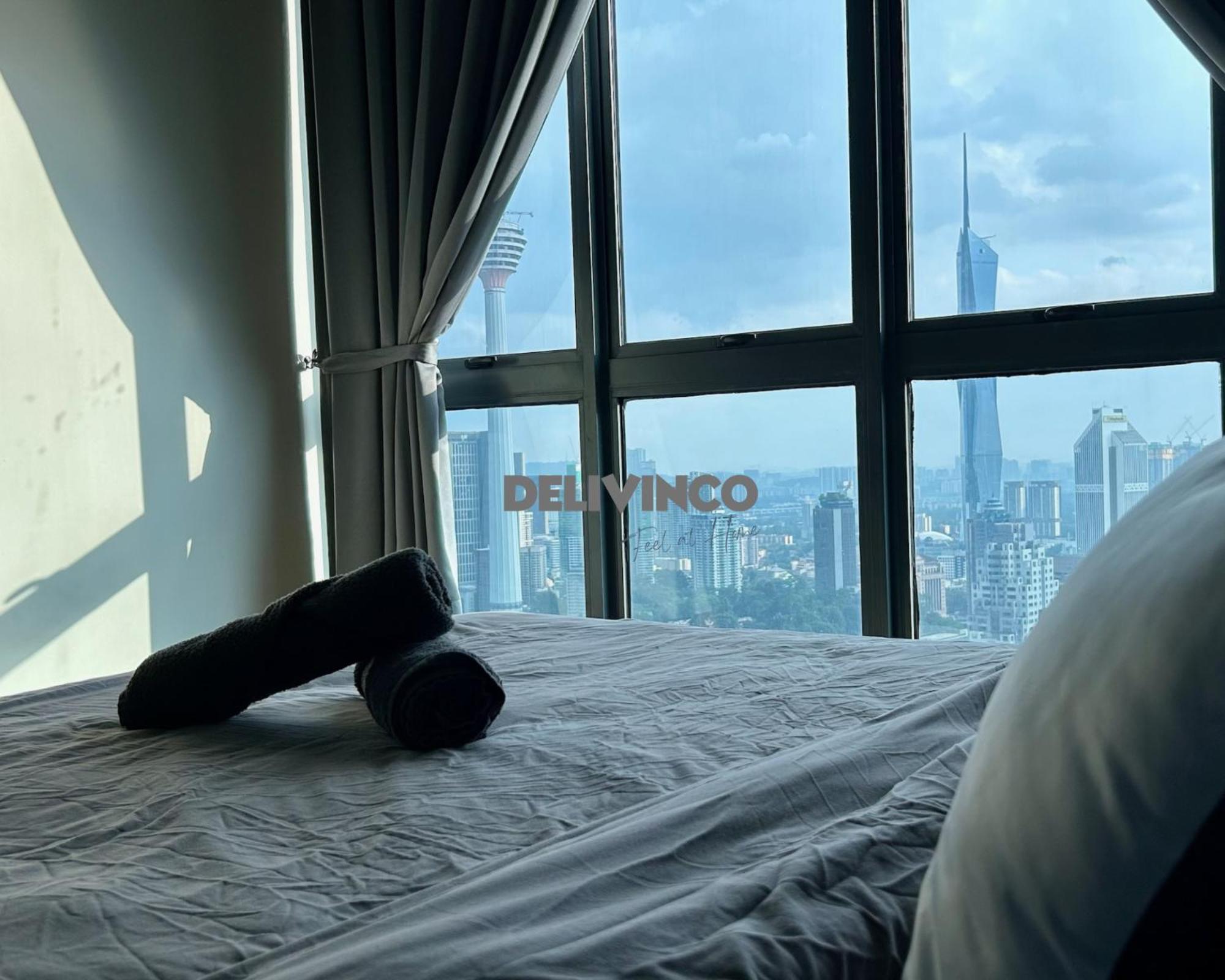 Pangsapuri The Luxe - Balcony At 42 Floor - Klcc View - 3 Pax