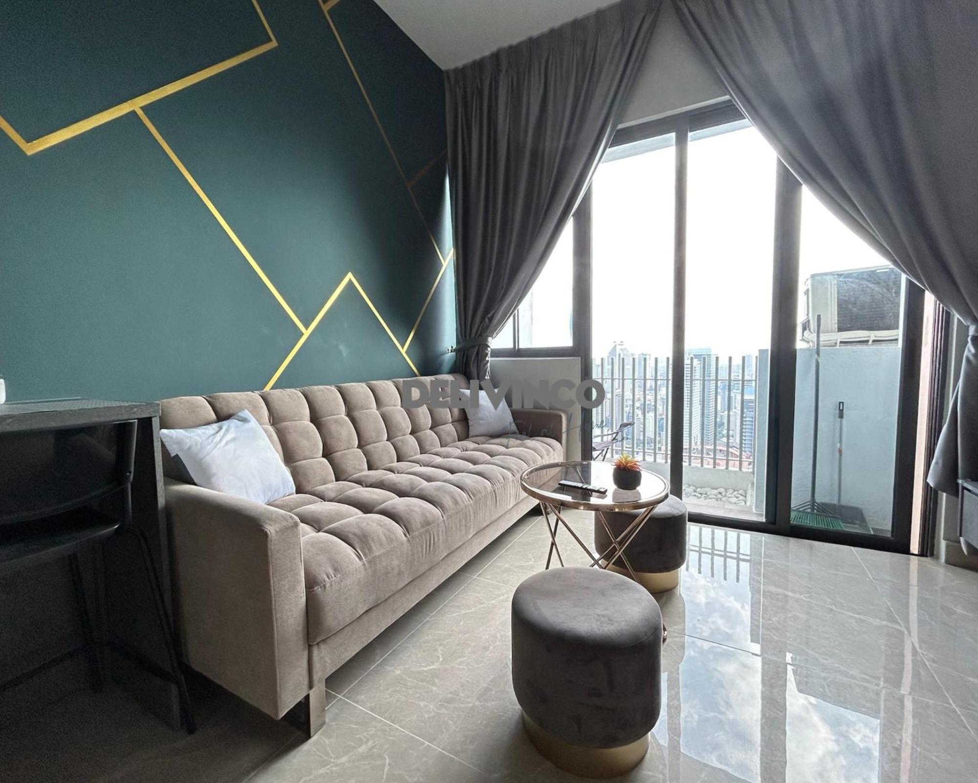 The Luxe - Balcony At 42 Floor - Klcc View - 3 Pax Pangsapuri
